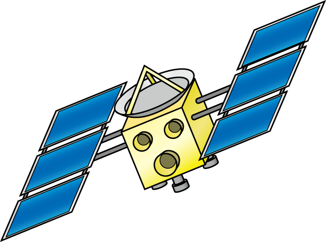 人工 衛星 イラスト詳細 9位