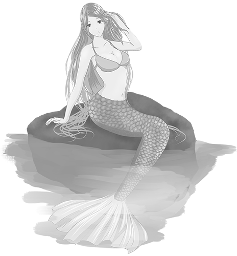 人魚 イラスト 美しい詳細 10位