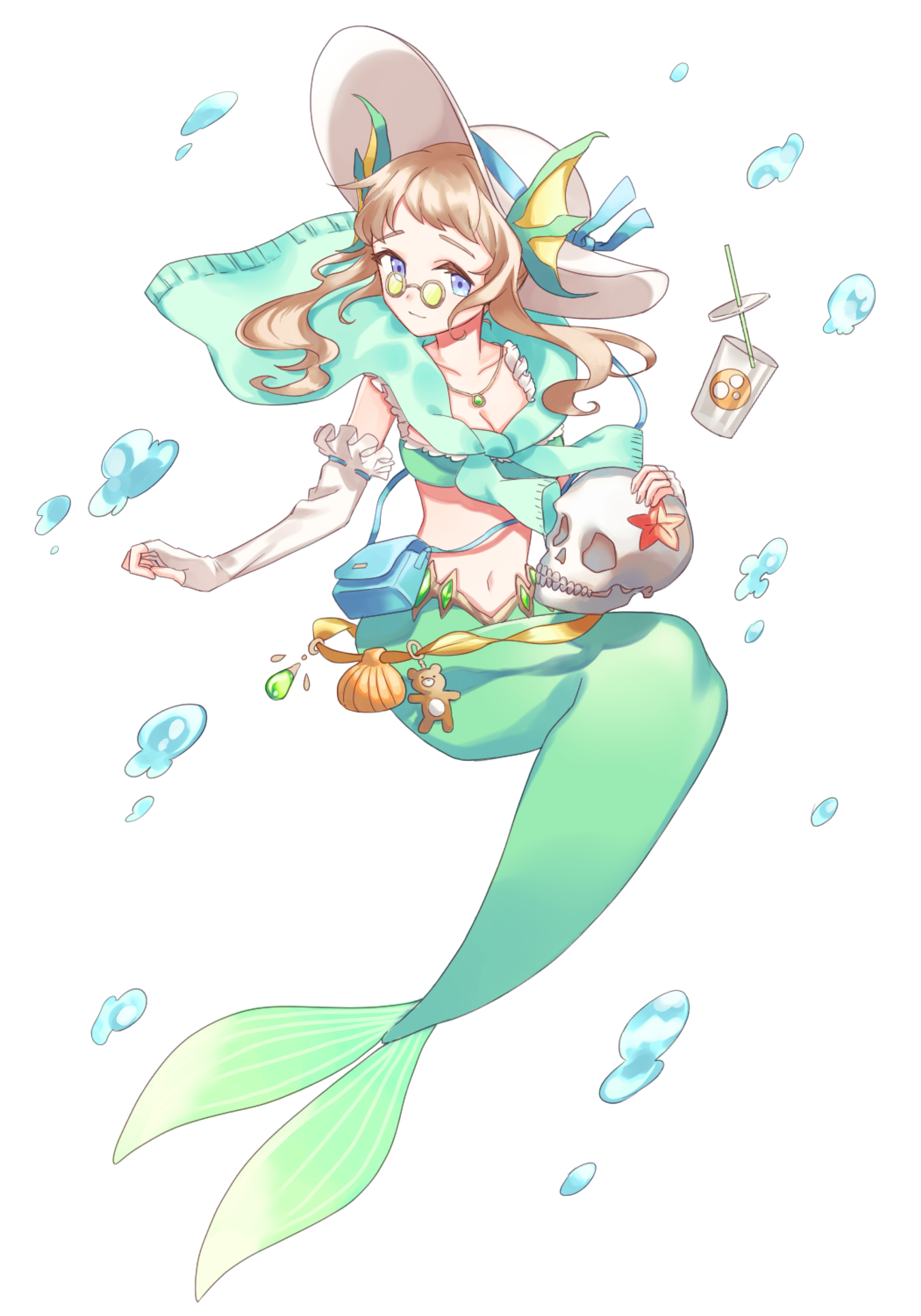 人魚 イラスト 美しい詳細 2位