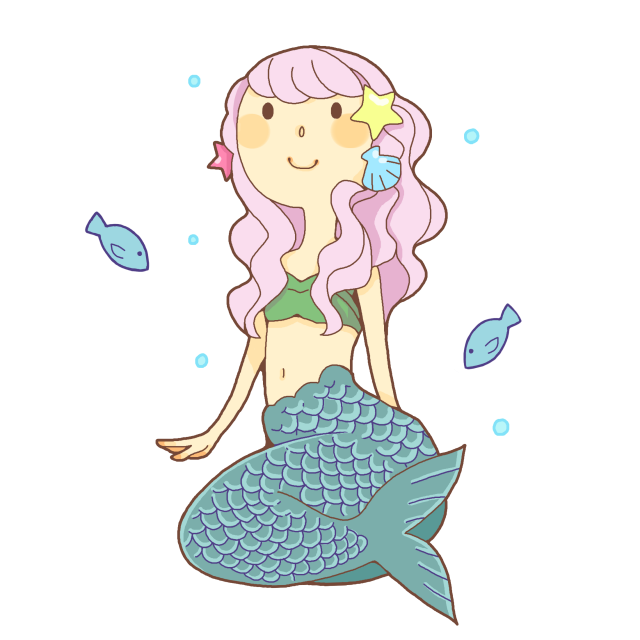 人魚 姫 イラスト かわいい詳細 12位