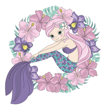 人魚 姫 イラスト かわいい詳細 14位