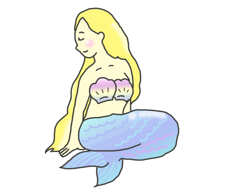 人魚 姫 イラスト かわいい詳細 5位