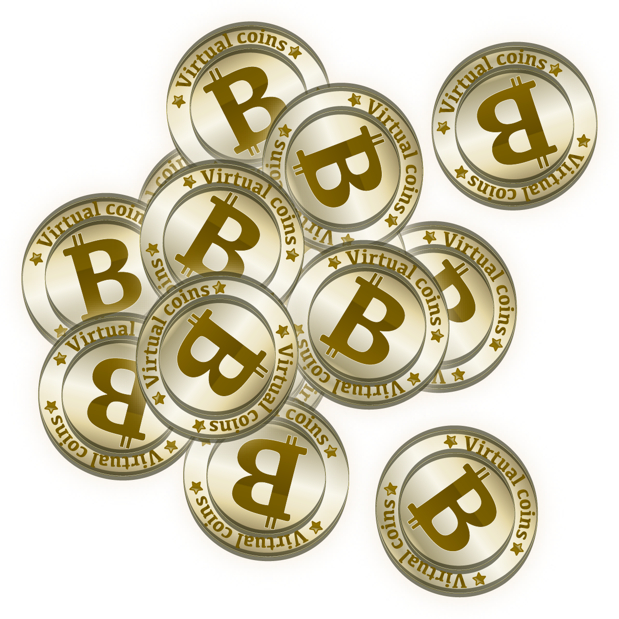 仮想 通貨 イラスト詳細 6位