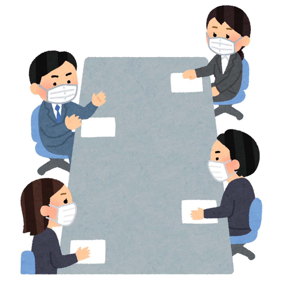 会議 イラスト詳細 8位