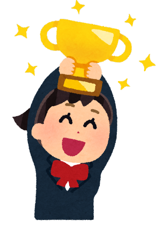 優勝 トロフィー イラスト詳細 9位