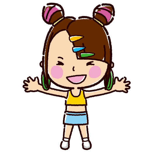 元気 な 女の子 イラスト詳細 5位