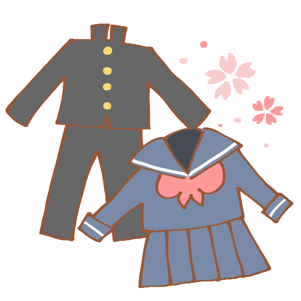 制服 可愛い イラスト詳細 12位