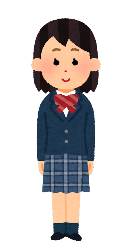 制服 可愛い イラスト詳細 3位