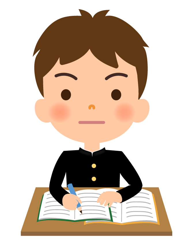 勉強 し て いる イラスト詳細 9位