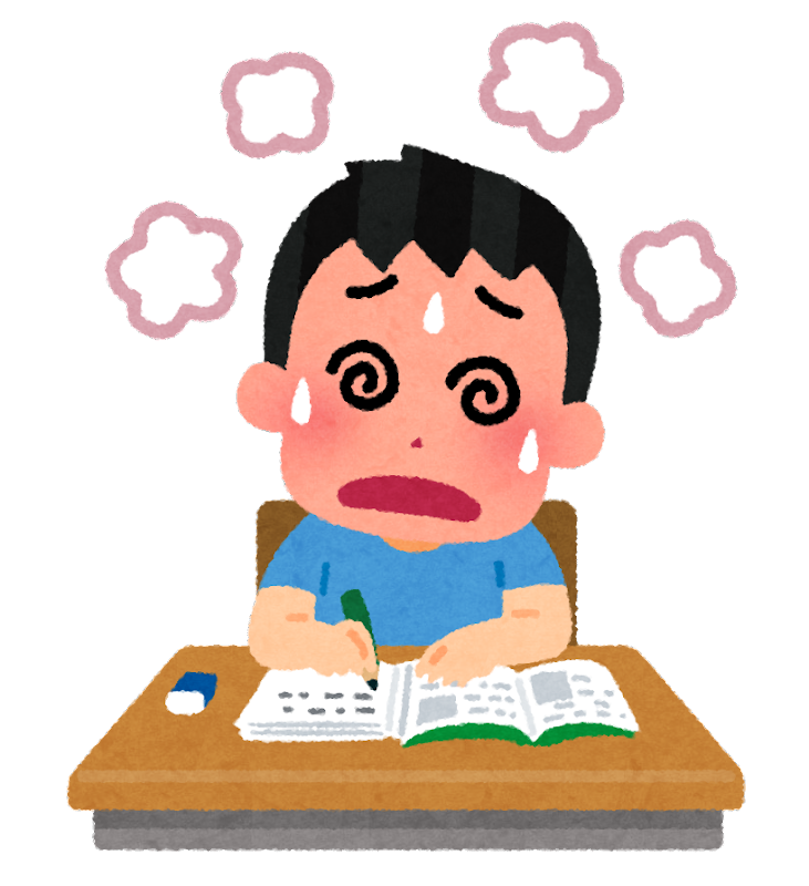 勉強 し て いる イラスト詳細 2位