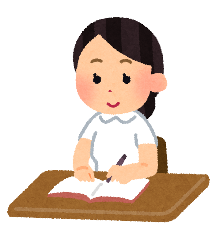 勉強 し て いる イラスト詳細 5位
