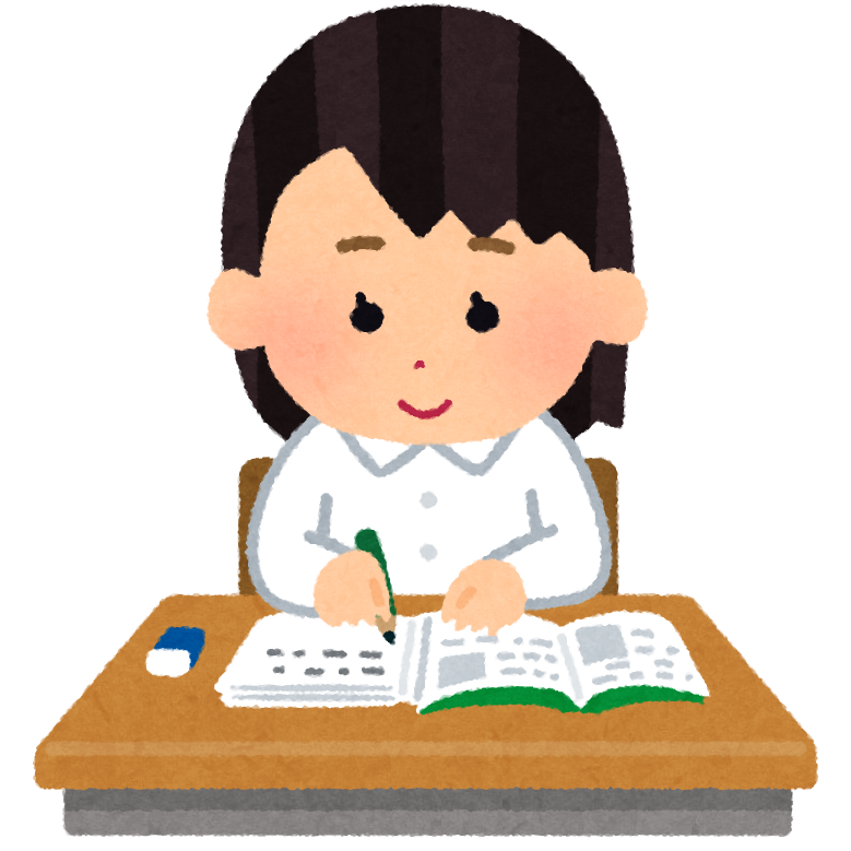 勉強 机 イラスト詳細 3位