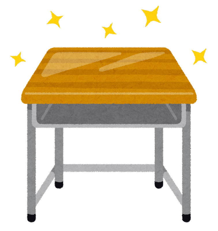 勉強 机 イラスト詳細 8位
