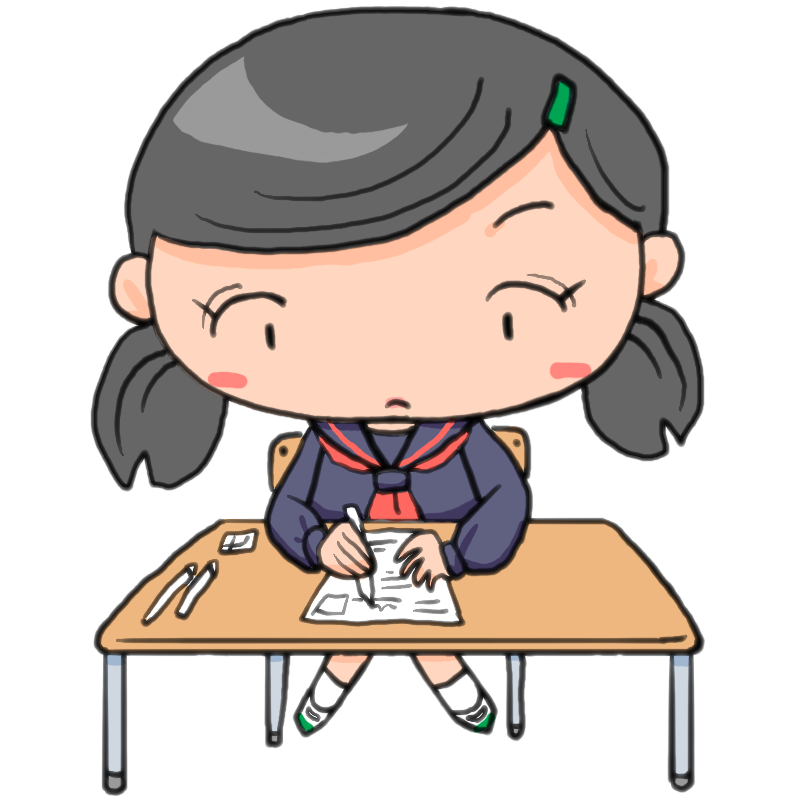 勉強 頑張る イラスト詳細 9位