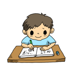 勉強 頑張る イラスト詳細 7位