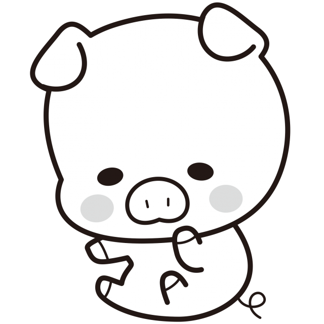 動物 イラスト 白黒詳細 11位