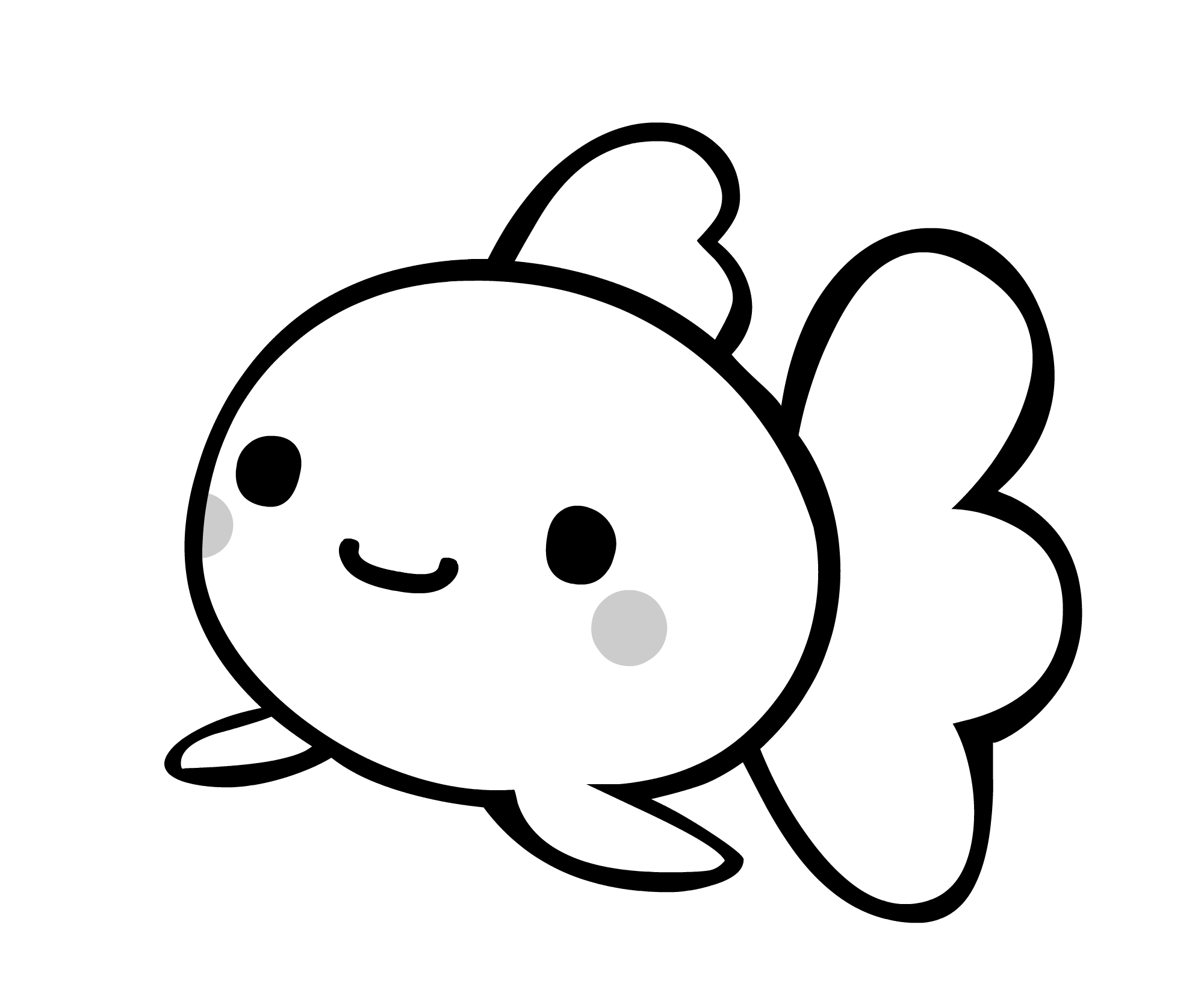 動物 イラスト 白黒詳細 13位