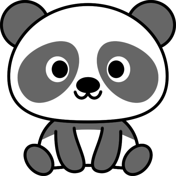 動物 イラスト 白黒詳細 4位