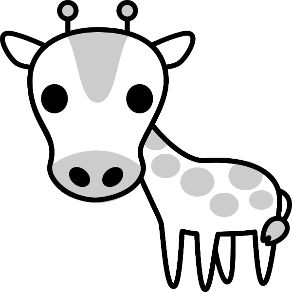 動物 イラスト 白黒詳細 7位