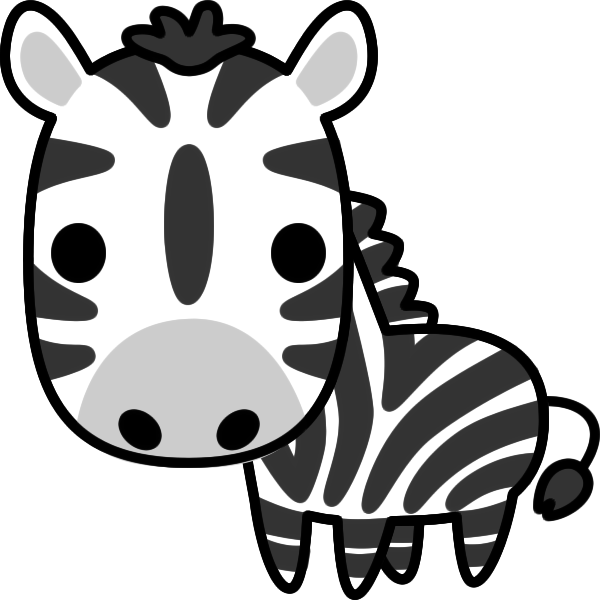 動物 イラスト 白黒詳細 10位