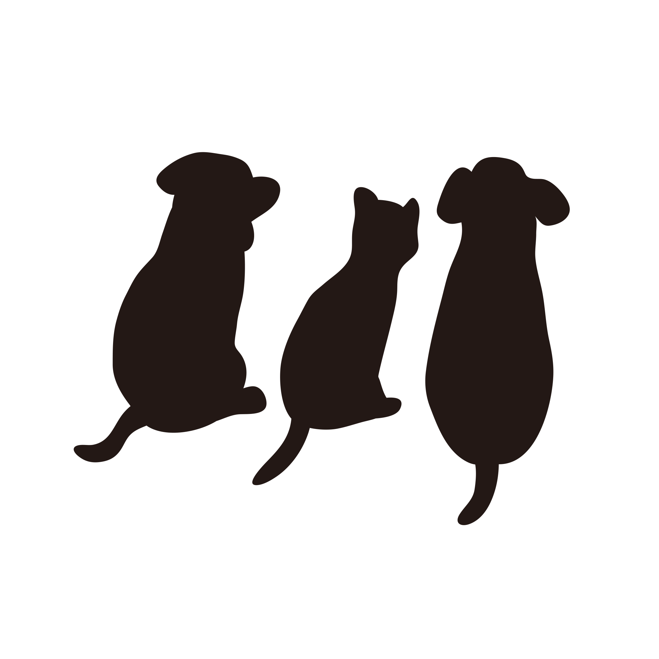 動物 シルエット詳細 2位
