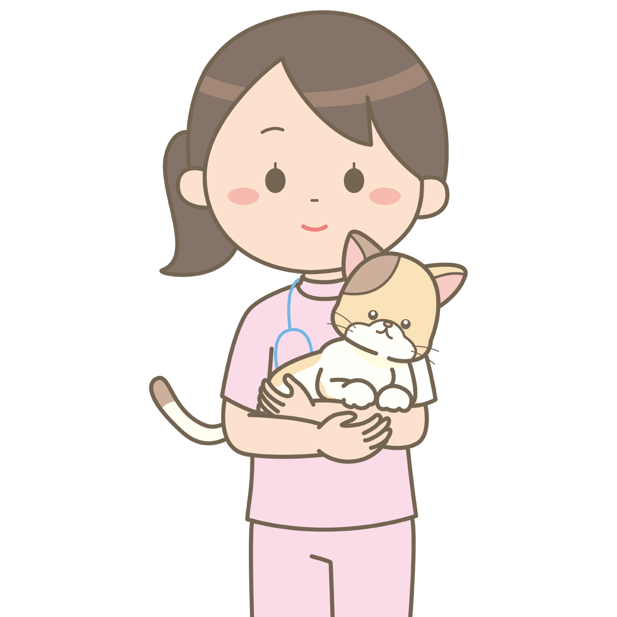 動物 看護 師 イラスト詳細 2位