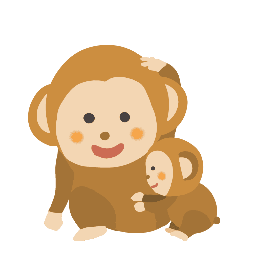 動物 親子 イラスト - KibrisPDR