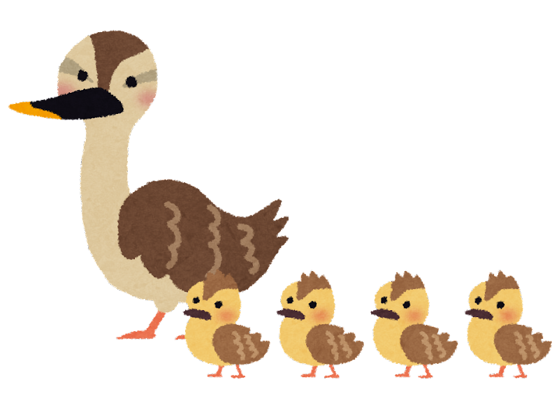 動物 親子 イラスト詳細 2位