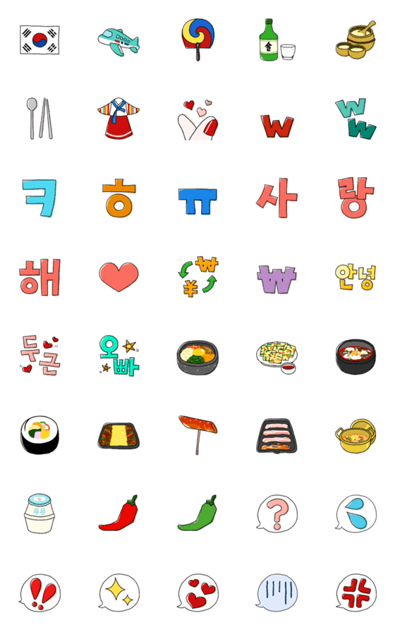 可愛い イラスト 韓国 簡単詳細 6位