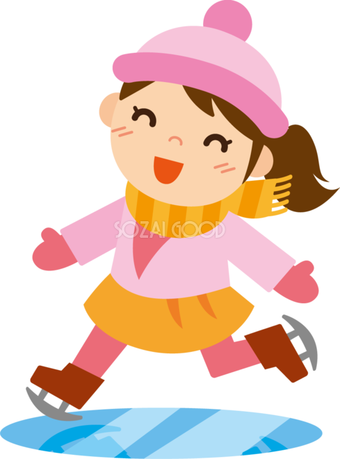 可愛い 女の子 イラスト 冬詳細 3位