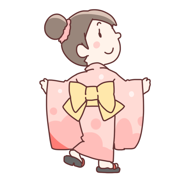 可愛い 女の子 後ろ姿 イラスト詳細 6位
