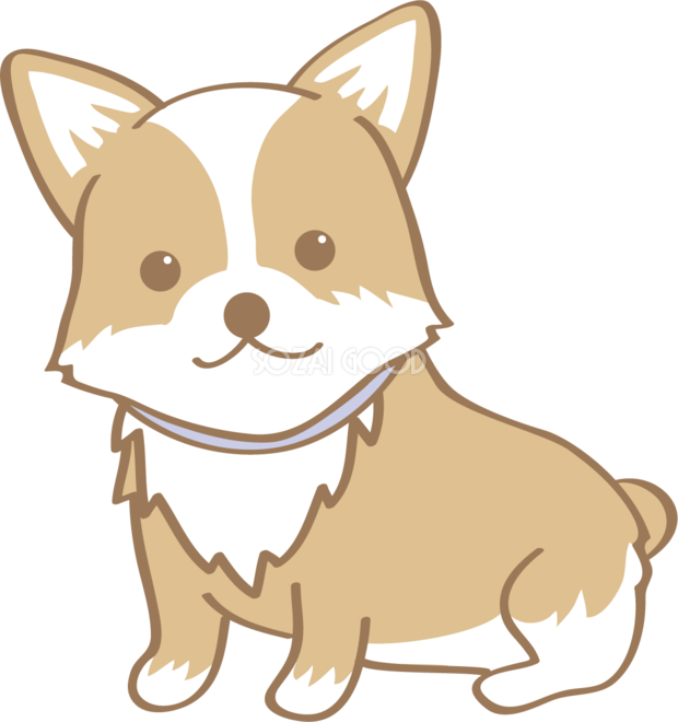 可愛い 子犬 イラスト詳細 11位