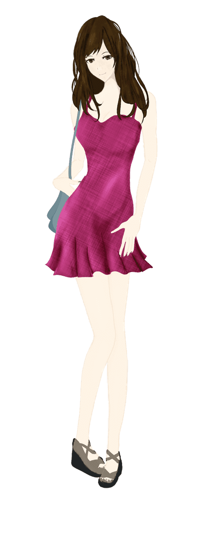 可愛い 服 の イラスト詳細 6位