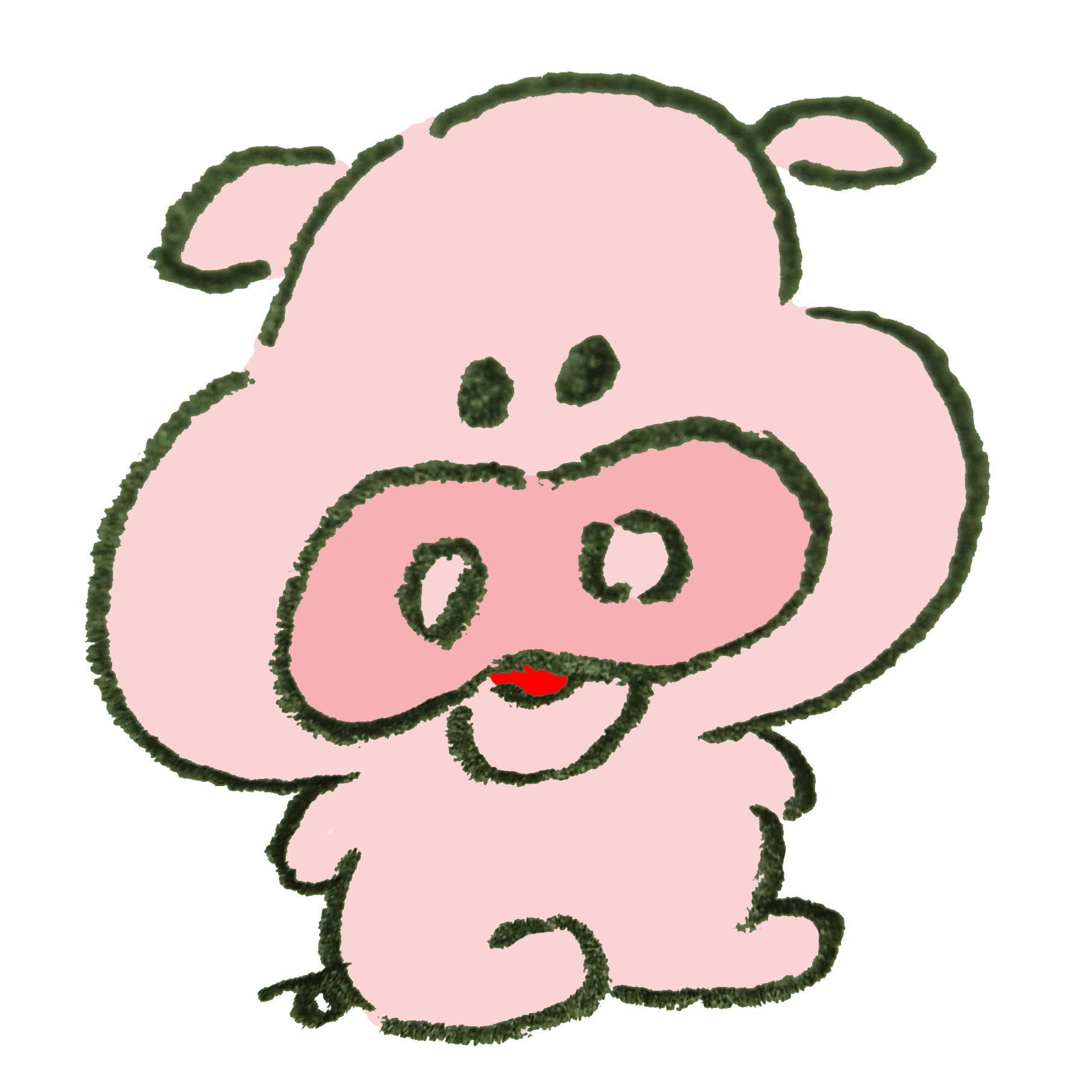 可愛い 豚 の イラスト詳細 3位