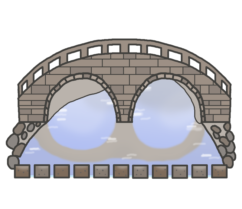 吊り橋 イラスト詳細 9位