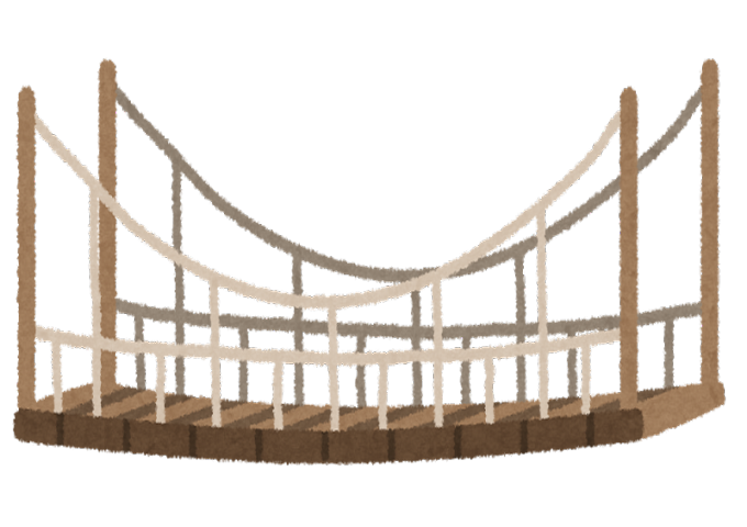 吊り橋 イラスト詳細 3位