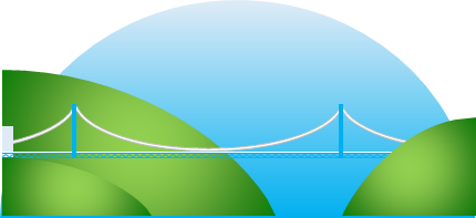 吊り橋 イラスト詳細 4位