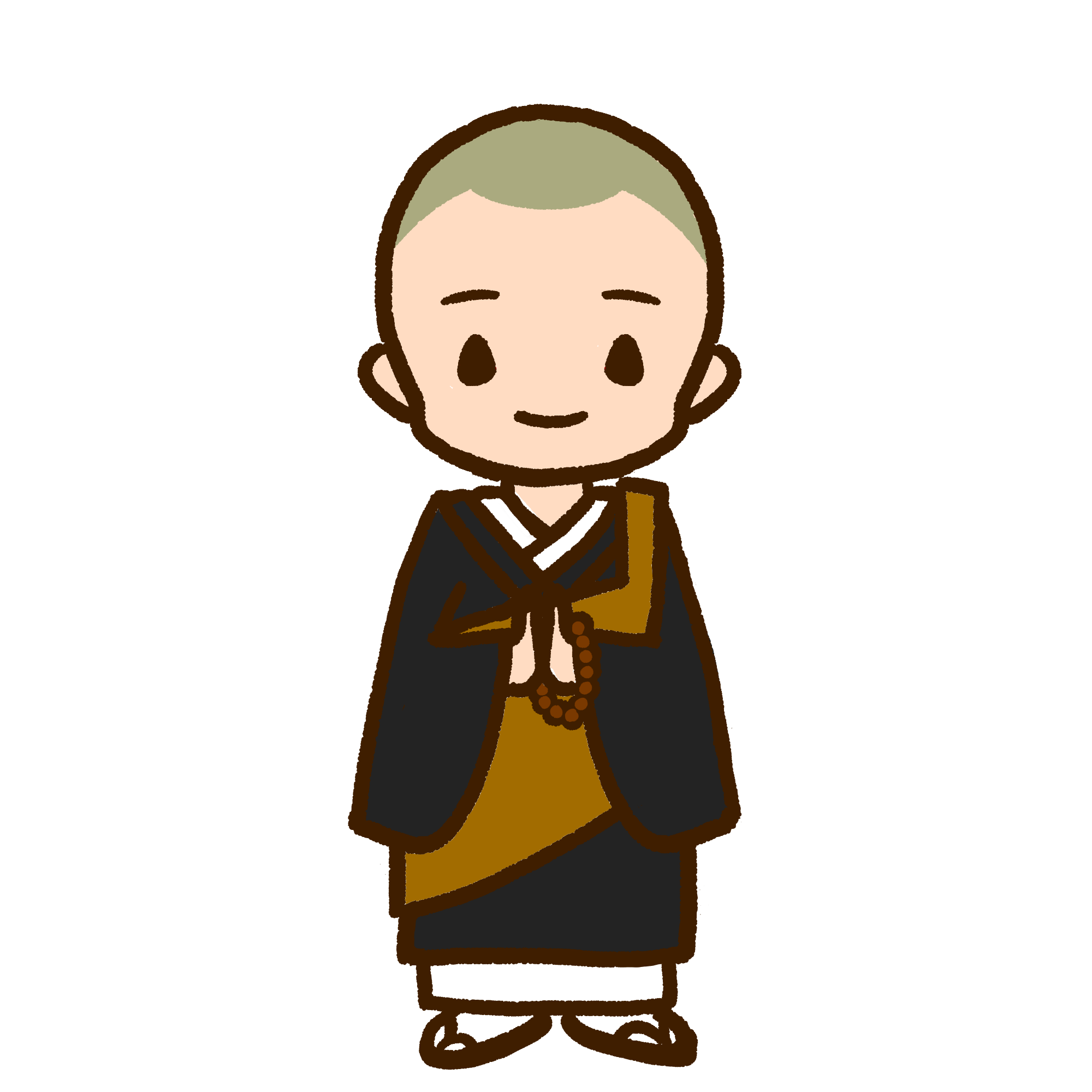 和尚 さん イラスト詳細 3位