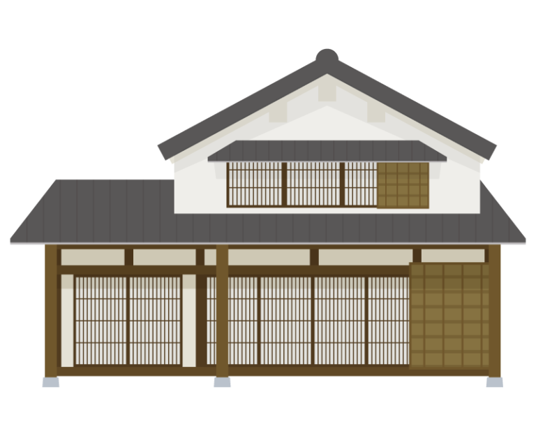 和風 建物 イラスト - KibrisPDR