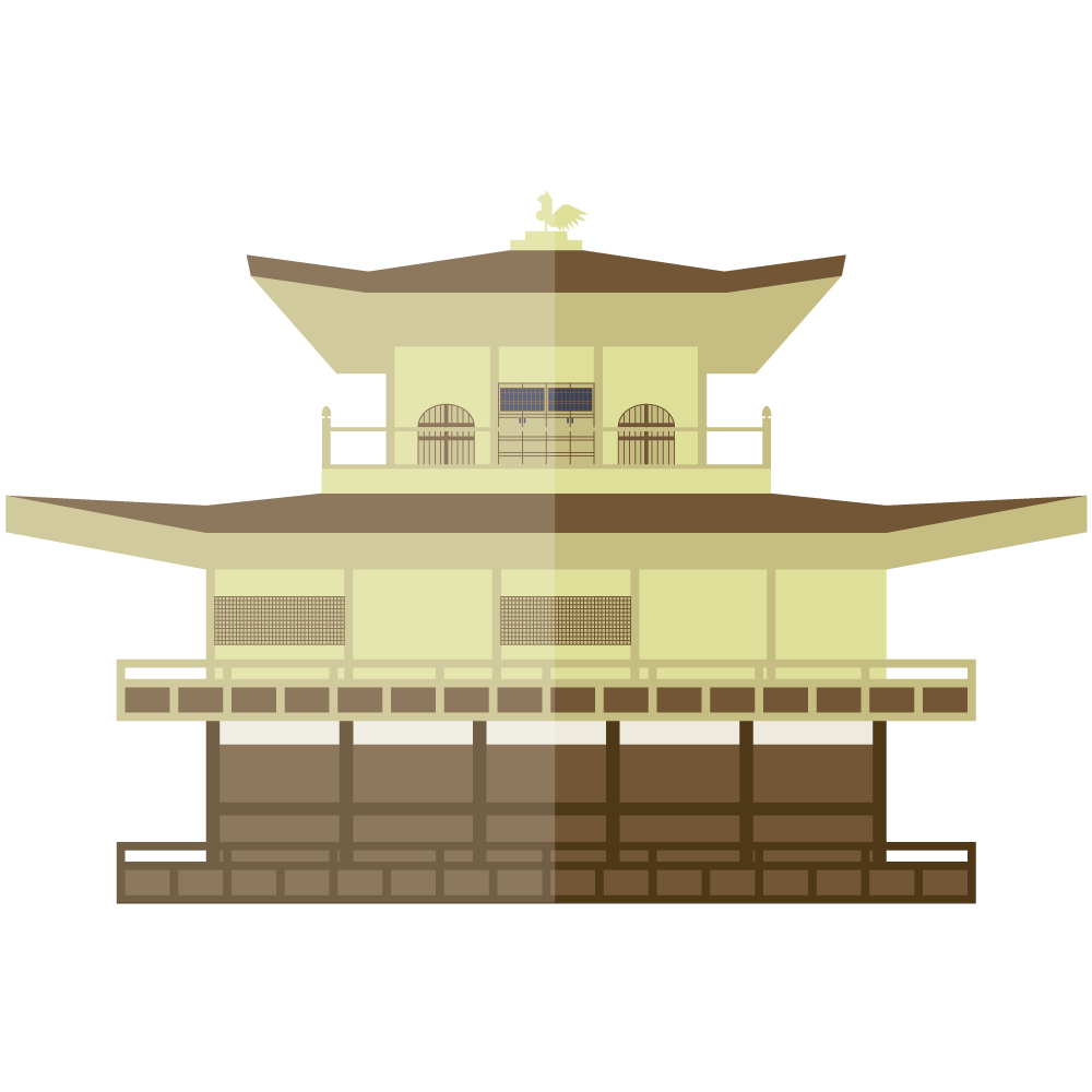 和風 建物 イラスト詳細 5位
