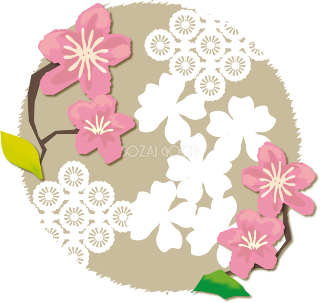 和風 桜 イラスト詳細 9位