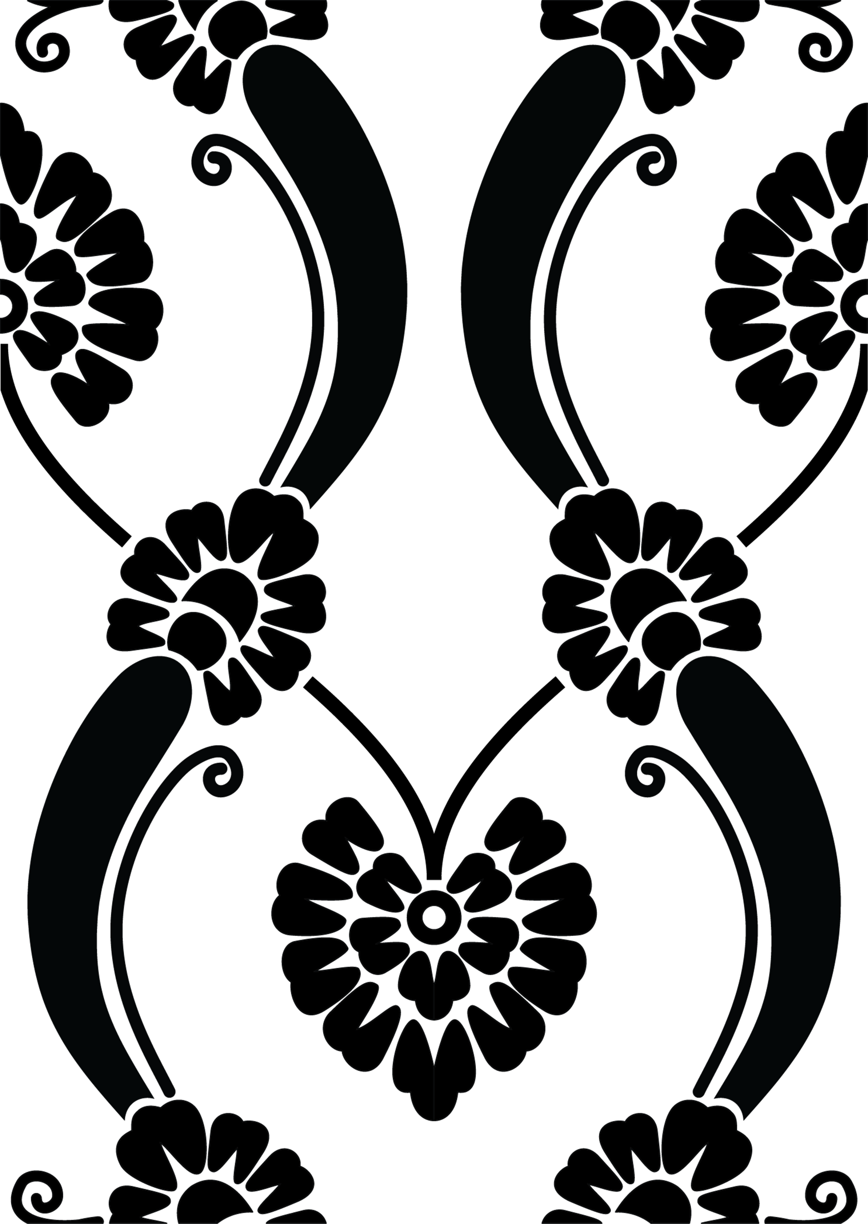 唐草 模様 イラスト詳細 12位