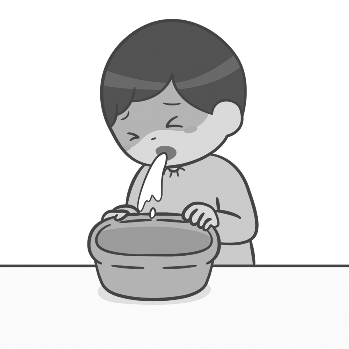 嘔吐 イラスト詳細 4位