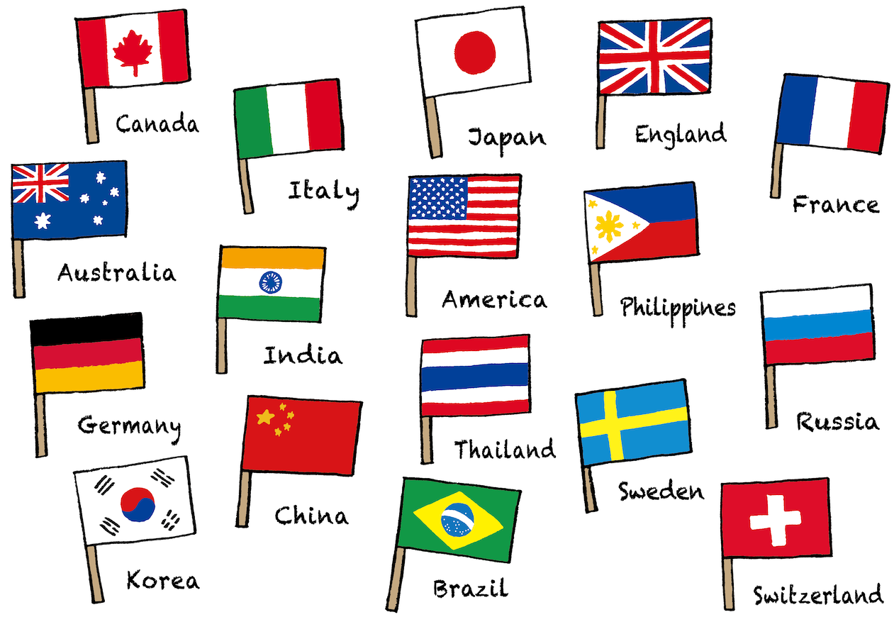 国 イラスト詳細 2位