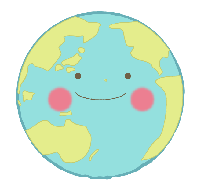 地球 イラスト かわいい詳細 7位