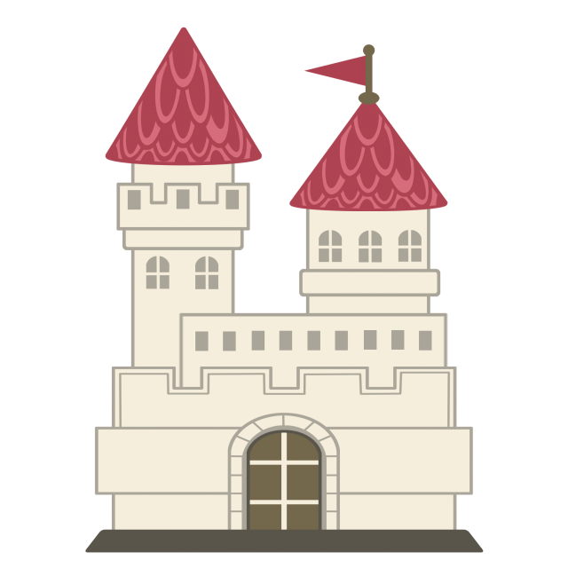 城 イラスト 簡単詳細 12位