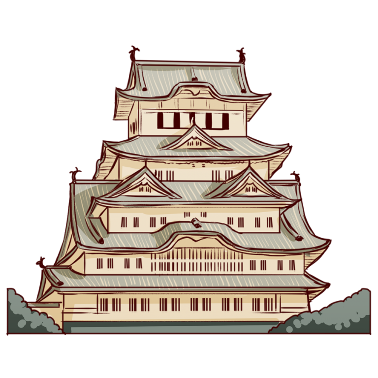 城 イラスト 簡単詳細 14位