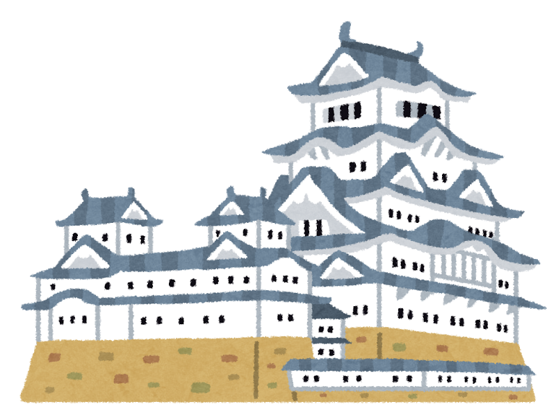 城 イラスト 簡単詳細 5位