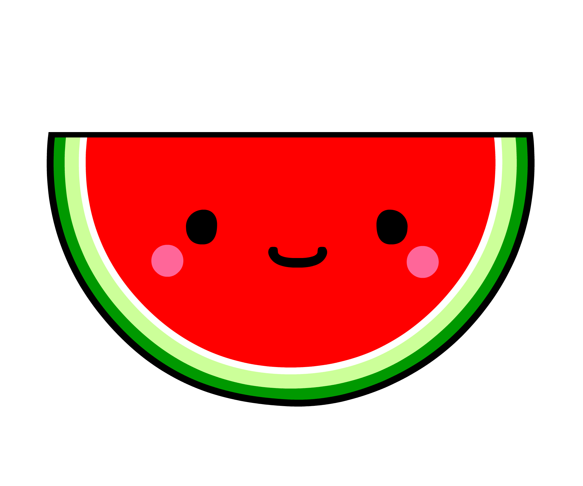 夏 スイカ イラスト詳細 8位