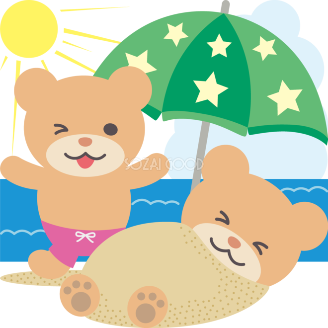 夏 動物 イラスト詳細 2位